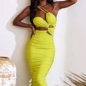 Club L Cut Out Midi Dress